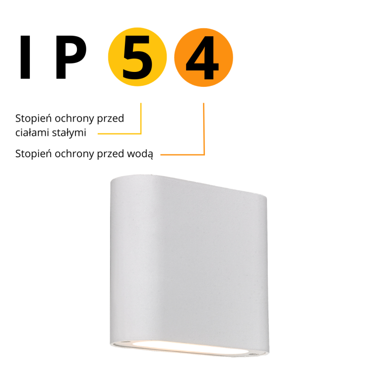 Kinkiet Sapri biały LED 4000K - 8875