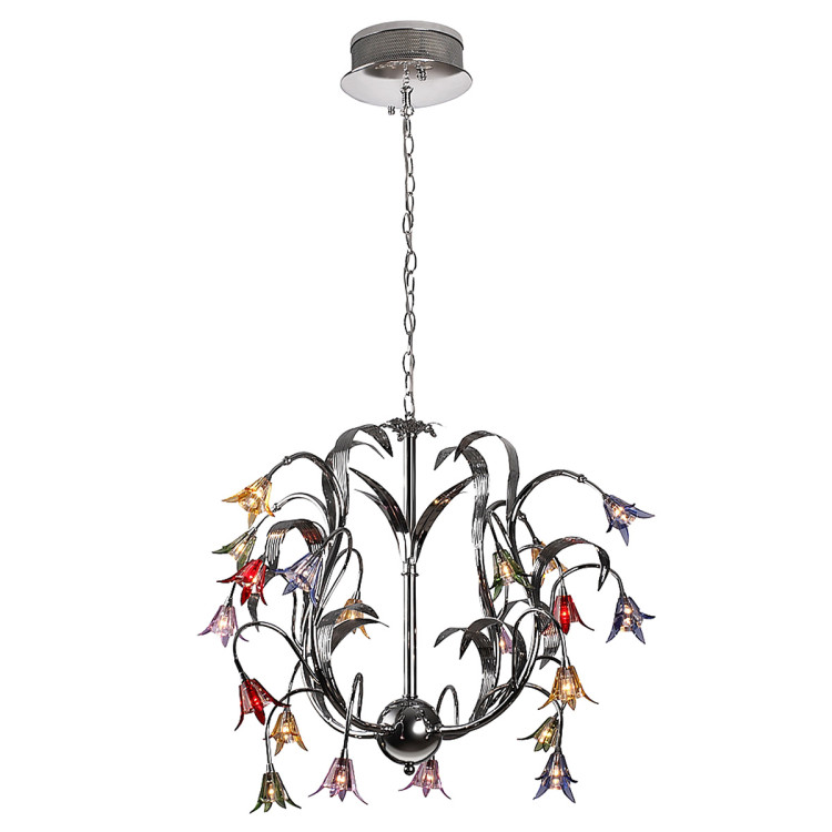 Lampa wisząca Hawai srebrna 20xG4 - 8898
