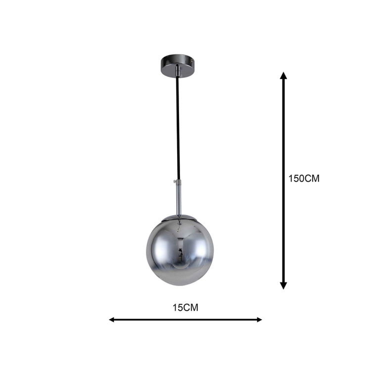 Lampa wisząca Palla chrom 1xE14 - 8939