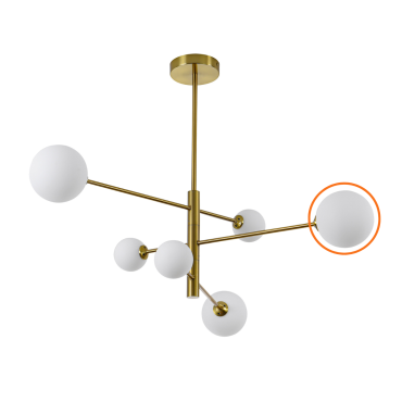 Zapasowy duży klosz Dorado 4 i 6