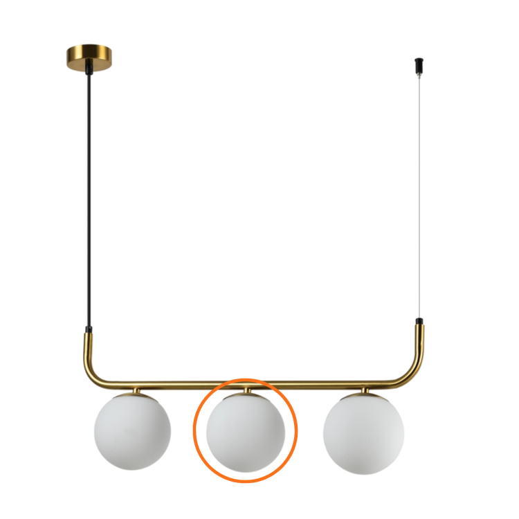 Zapasowy klosz Alisa - 8949