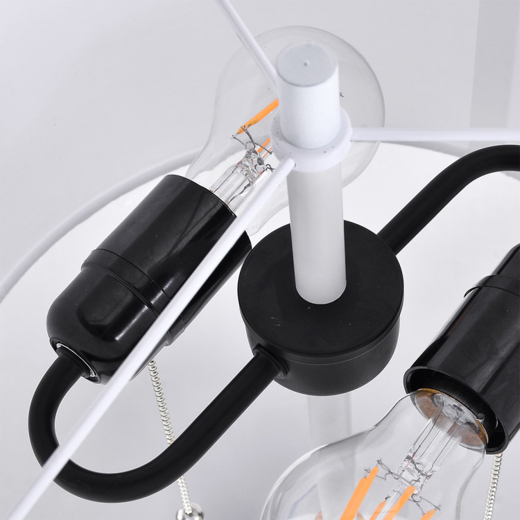 Lampa podłogowa Fogo biała 2xE27 - 9015