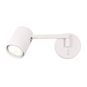 Kinkiet z wysięgnikiem Snow biały 1xGU10