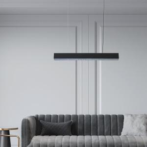 Lampa wisząca Mira M czarna Tuya LED CCT