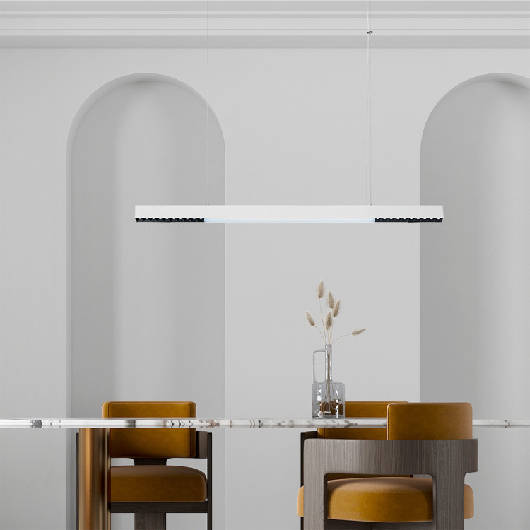 Lampa wisząca Cali L biała Tuya LED CCT - 9052