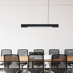 Lampa wisząca Cali M czarna Tuya LED CCT