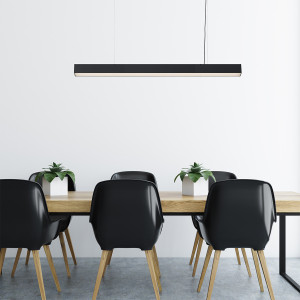 Lampa wisząca Luci L czarna Tuya LED CCT