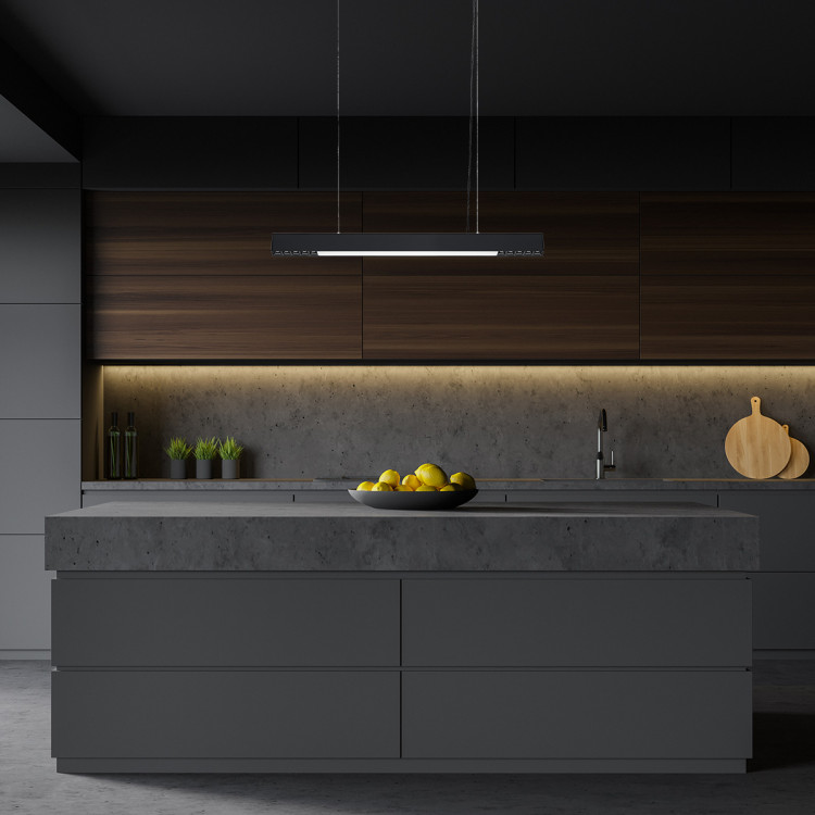 Lampa wisząca Cali M czarna Tuya LED CCT - 9114