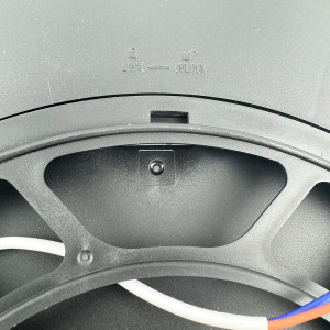 Plafon California 30 cm czarny LED CCT