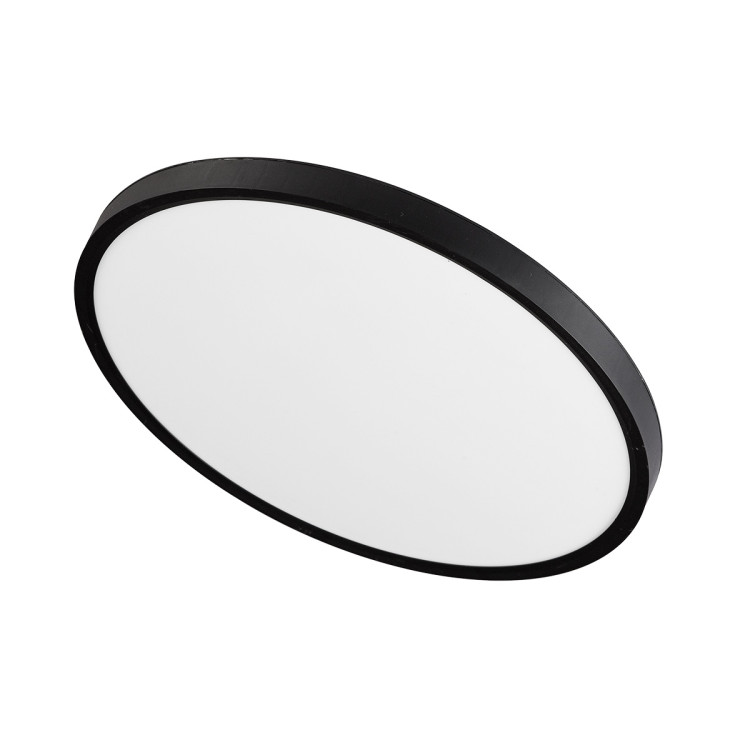 Plafon California 60 cm czarny LED CCT - 9196