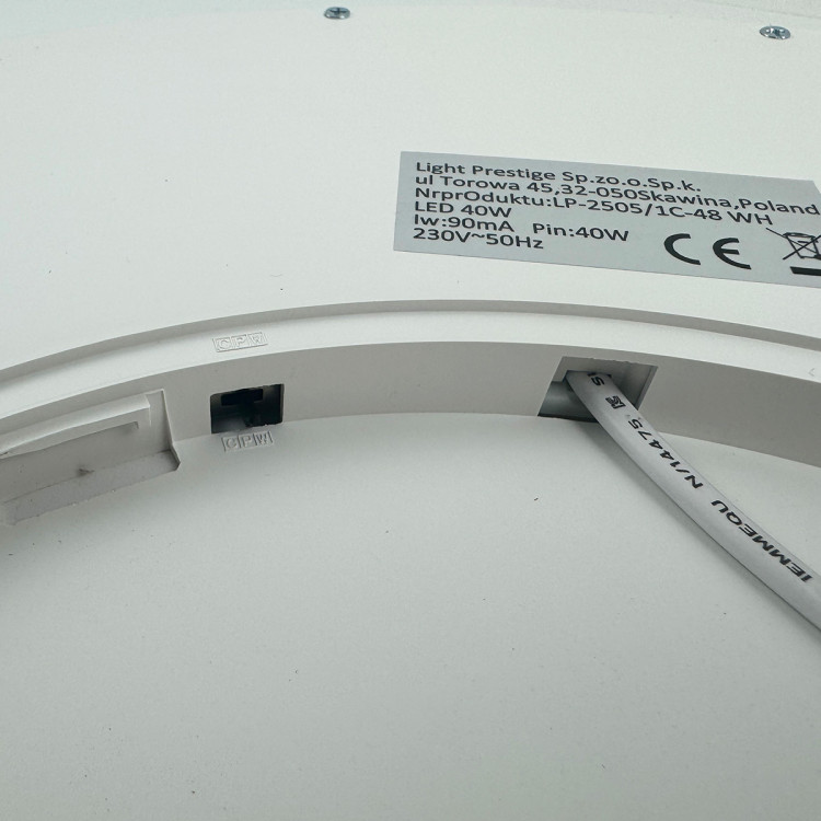 Plafon California 60 cm biały LED CCT - 9239