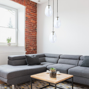 Lampa wisząca Fondi czarna 3xE14