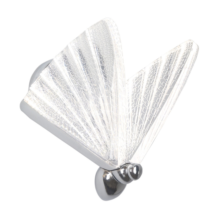 Kinkiet Mariposa srebrny LED CCT - 9299