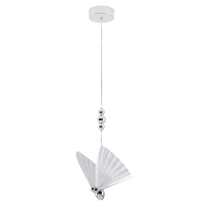 Lampa wisząca Mariposa 1 srebrna LED CCT