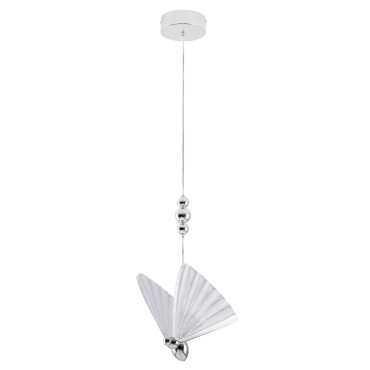 Lampa wisząca Mariposa 1 srebrna LED CCT
