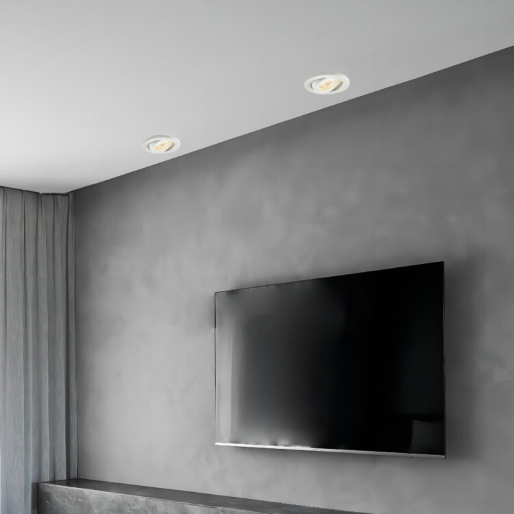 Ruchome oczko podtynkowe Lagos białe IP20 1xGU10 - 9392