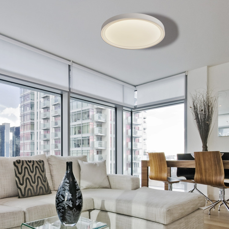 Plafon Vegas 40 cm biały LED 4000K - 9425