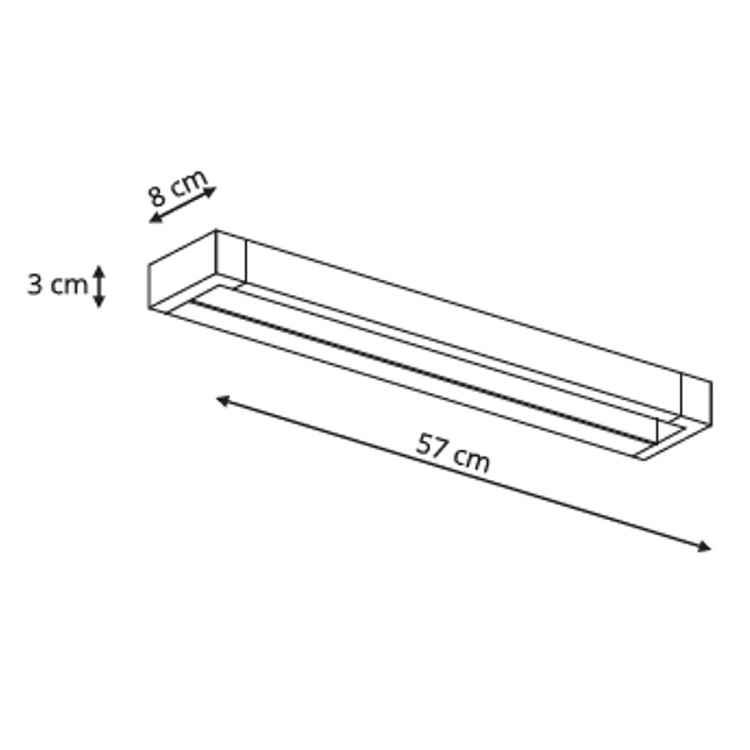 Kinkiet Denver biały IP44 LED 4000K - 9430