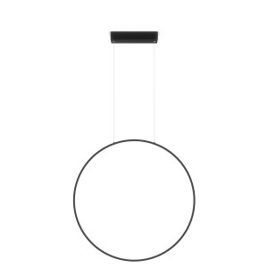 Lampa wisząca Mirror S czarna IP44 LED CCT