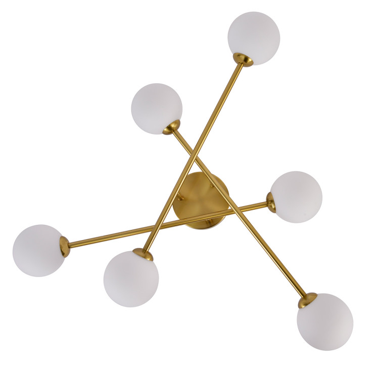 Lampa sufitowa Dorado złota 6xG9 - 9526