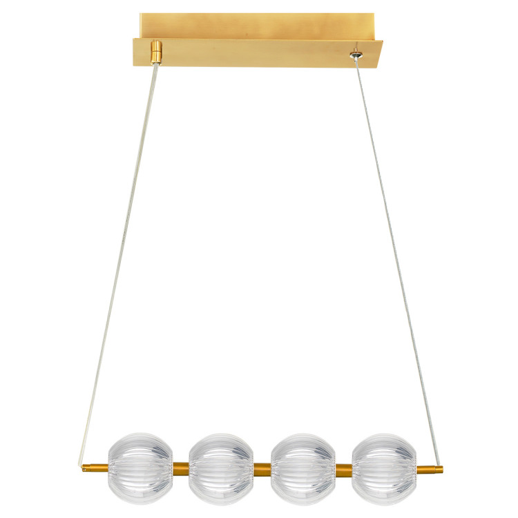 Lampa wisząca Brillant 4 złota LED CCT - 9650