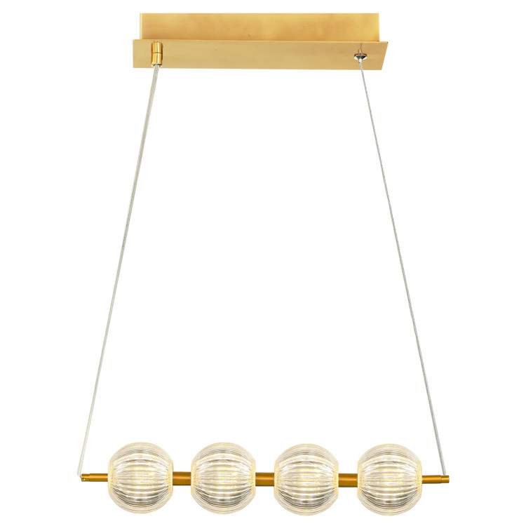 Lampa wisząca Brillant 4 złota LED CCT - 9651