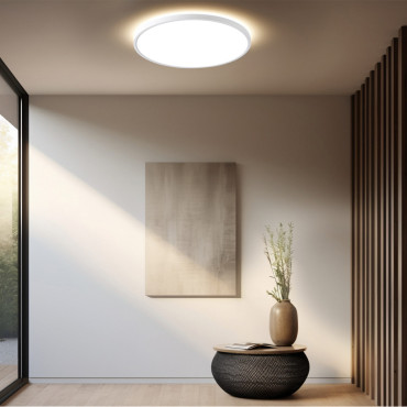 Plafon Pryzma 38 cm biały LED CCT