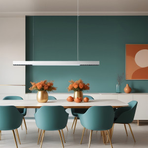 Lampa wisząca Cali L biała Tuya LED CCT