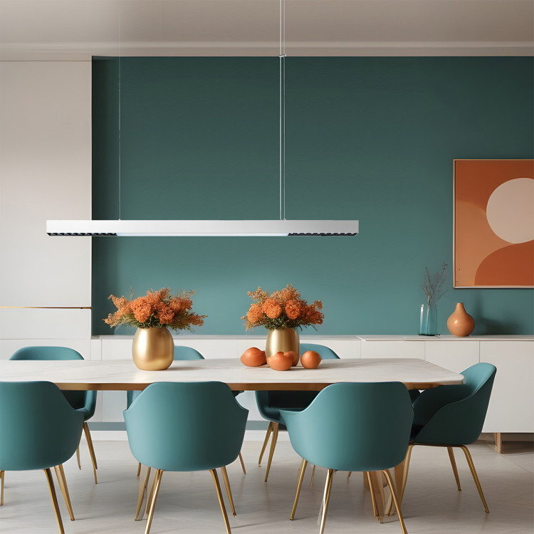 Lampa wisząca Cali L biała Tuya LED CCT - 9791