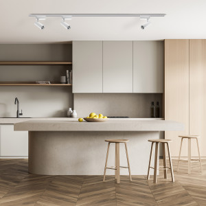 Zestaw oświetlenia szynowego Rocca SET 1F biały 3xLED 4000K