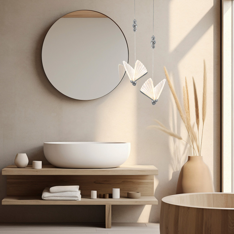 Lampa wisząca Mariposa 1 srebrna LED CCT - 9807