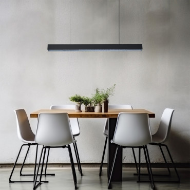 Lampa wisząca Mira L czarna Tuya LED CCT