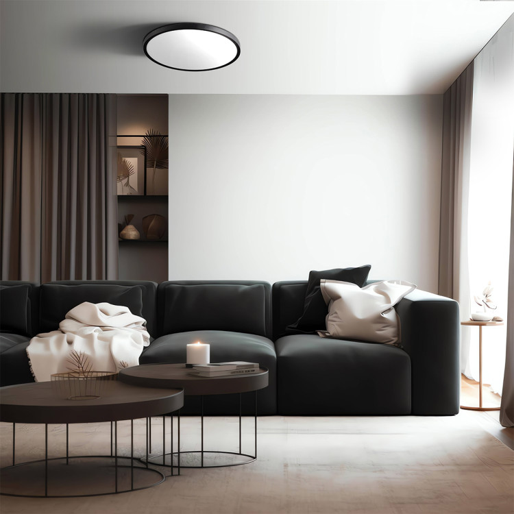 Plafon California 40 cm czarny LED CCT - 9813