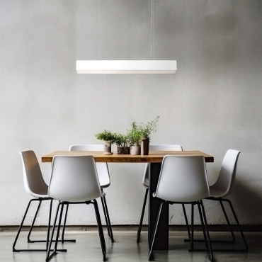 Lampa wisząca Mira M biała Tuya LED CCT