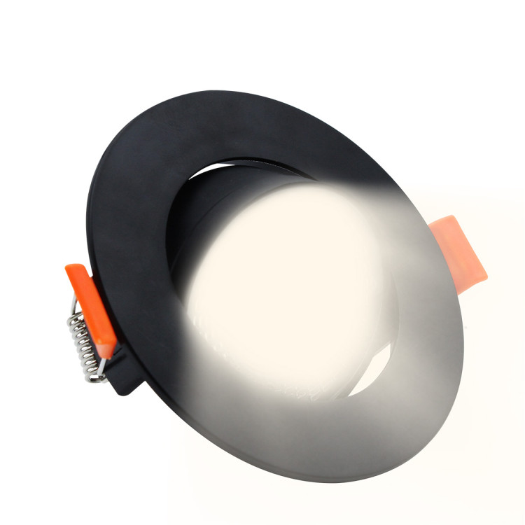 Ruchome oczko podtynkowe Plus czarne LED CCT - 9840