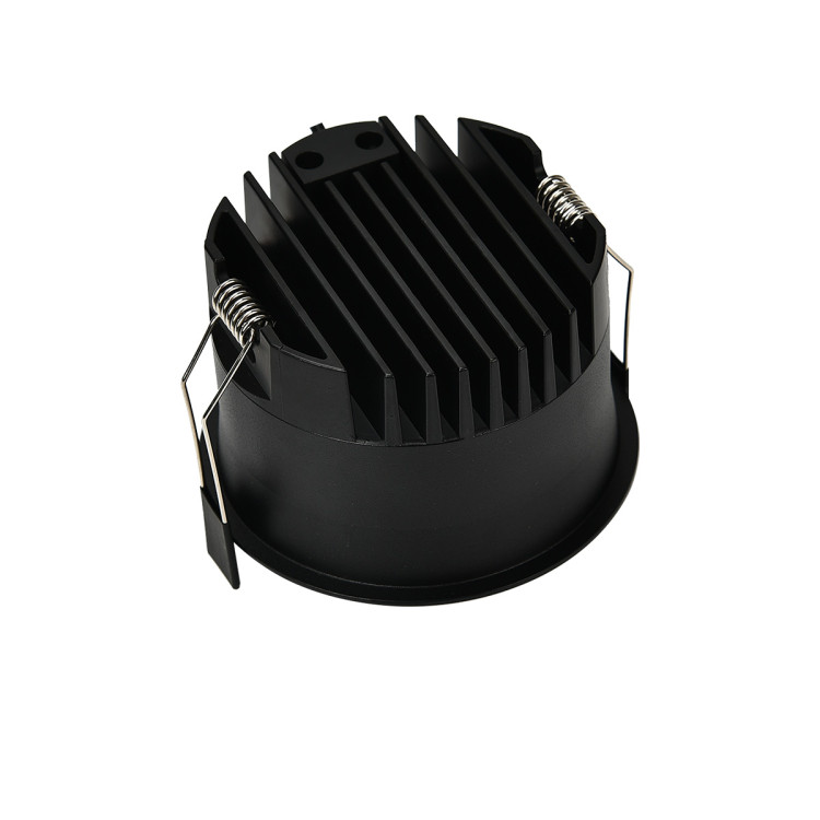 Oczko podtynkowe Zyra czarne LED CCT - 9855