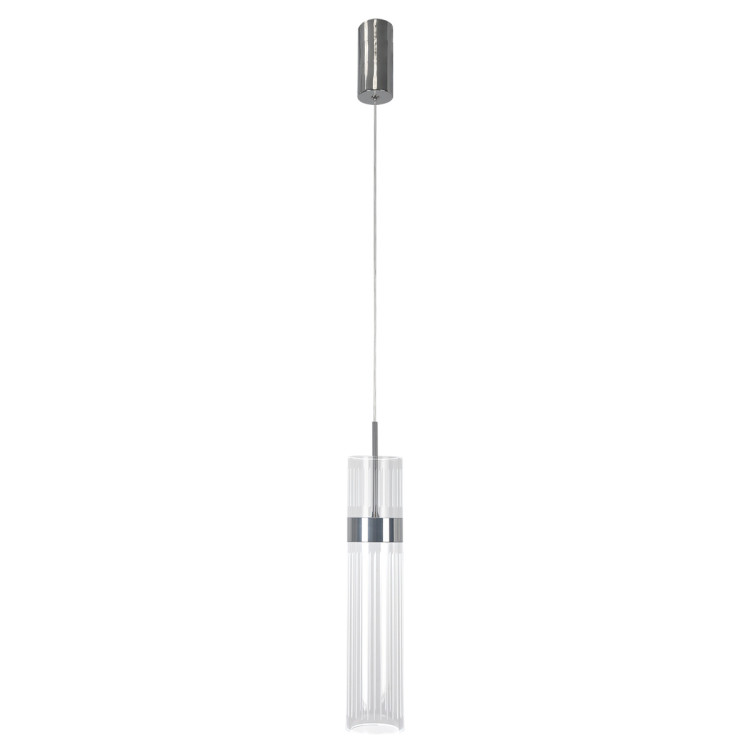 Lampa wisząca Ambiente srebrna LED CCT - 9923