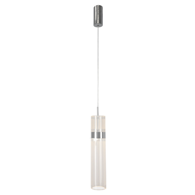 Lampa wisząca Ambiente srebrna LED CCT - 9924