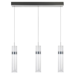 Lampa wisząca Ambiente 3 srebrna LED CCT