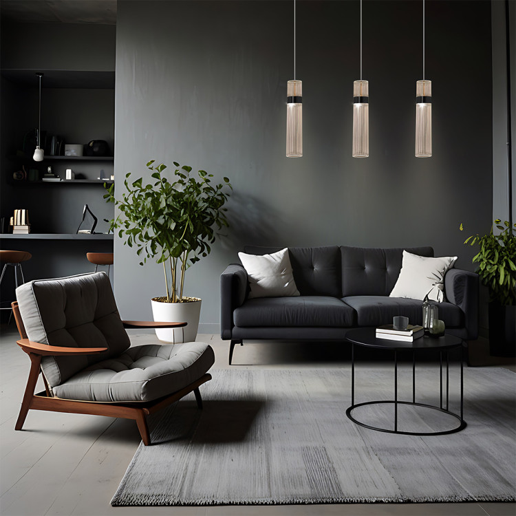 Lampa wisząca Ambiente 3 srebrna LED CCT - 9933