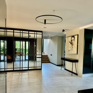 Plafon Ring L czarny LED CCT