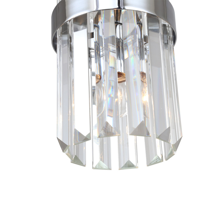 Lampa wisząca Vetro 1 chrom 1xE14 - 9998